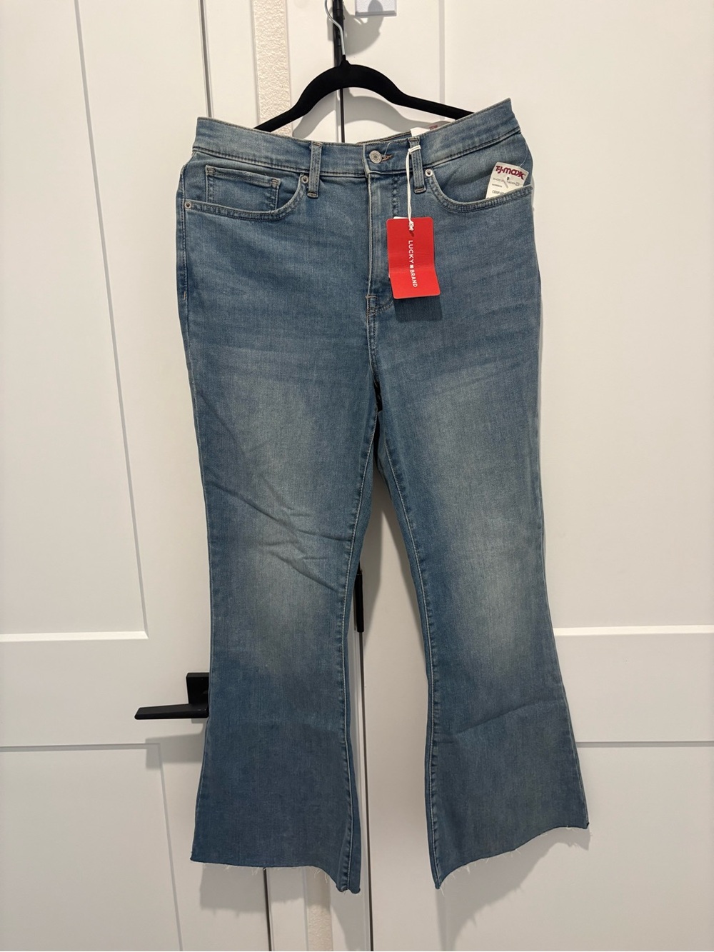 Lucky Brand Light Wash Stevie High Rise Flare Jeans